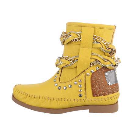 Gelbe Damen Stiefeletten im Großhandel I Shoes-World.de