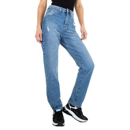 Damen High Waist Jeans von Colorful Premium Gr. M/38 - blue