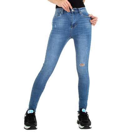 Damen Skinny Jeans von Colorful Premium Gr. S/36 - blue