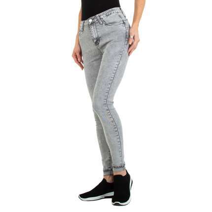 Damen High Waist Jeans von Colorful Premium Gr. M/38 - grey