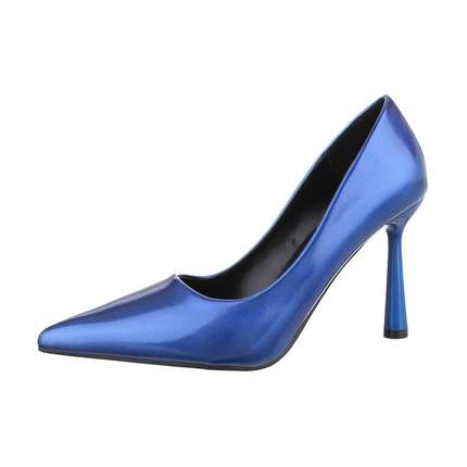 Damen High-Heel Pumps - blue Gr. 37