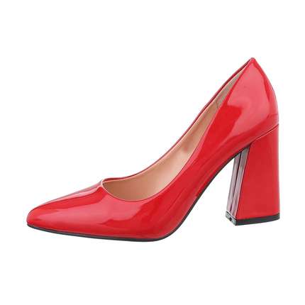 Damen High-Heel Pumps - red Gr. 40